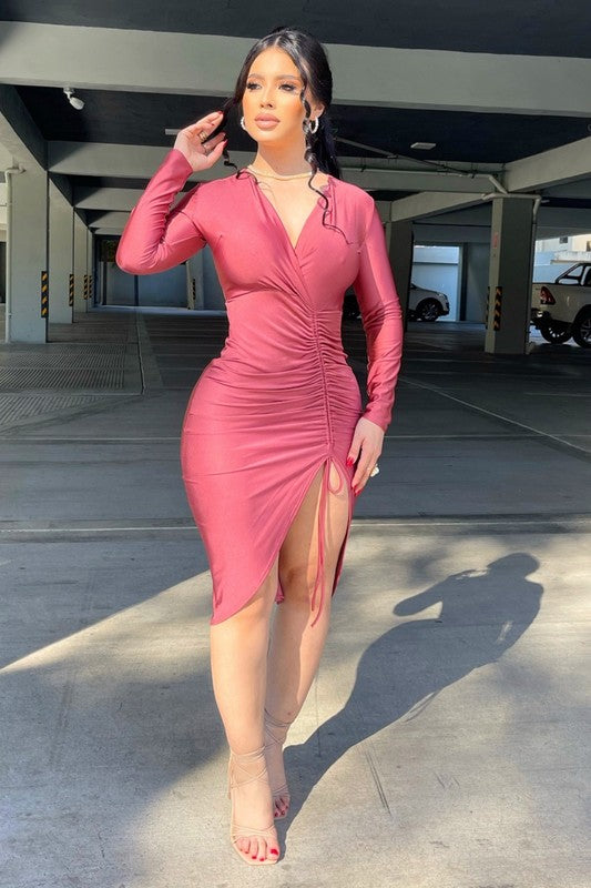 Magenta Midi Bodycon Dress La Zapateria Mexico Magenta Midi Bodycon Dress La Zapateria Mexico