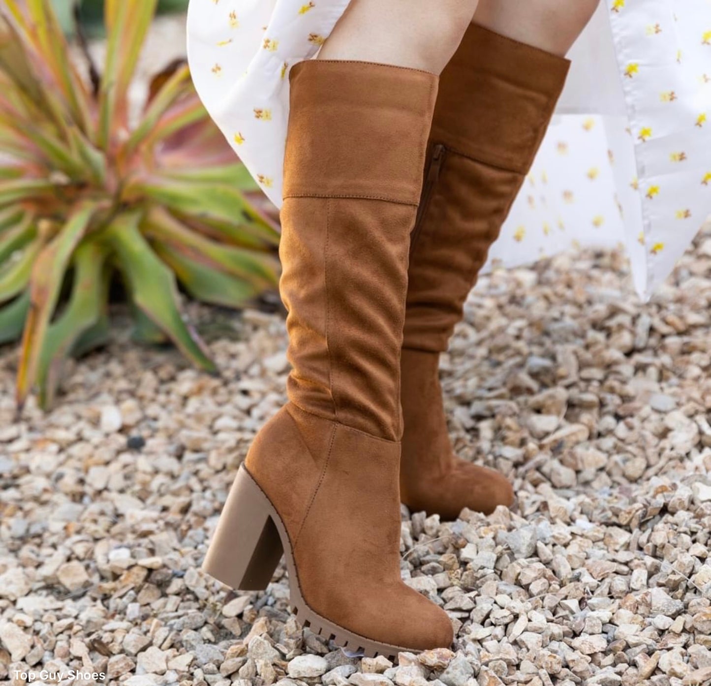 Chestnut Knee High Boot