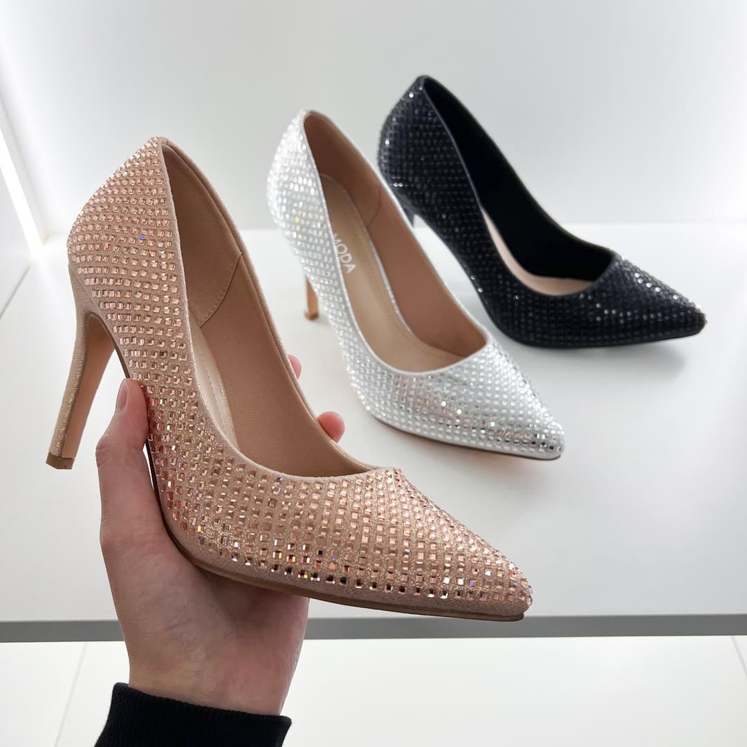 Sparkly Pointy Mules