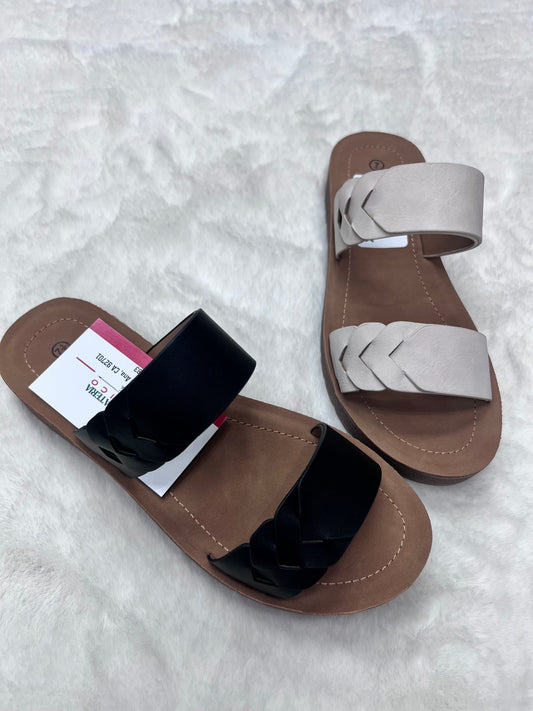 Double Strap Platform Sandals