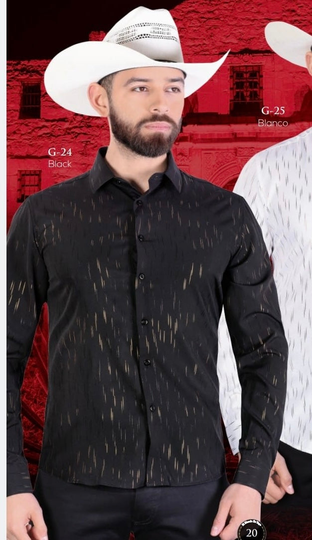 Black Men's Dress Shirt