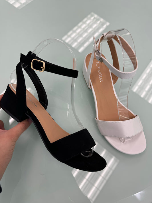 Mini Flat Chunky Heels